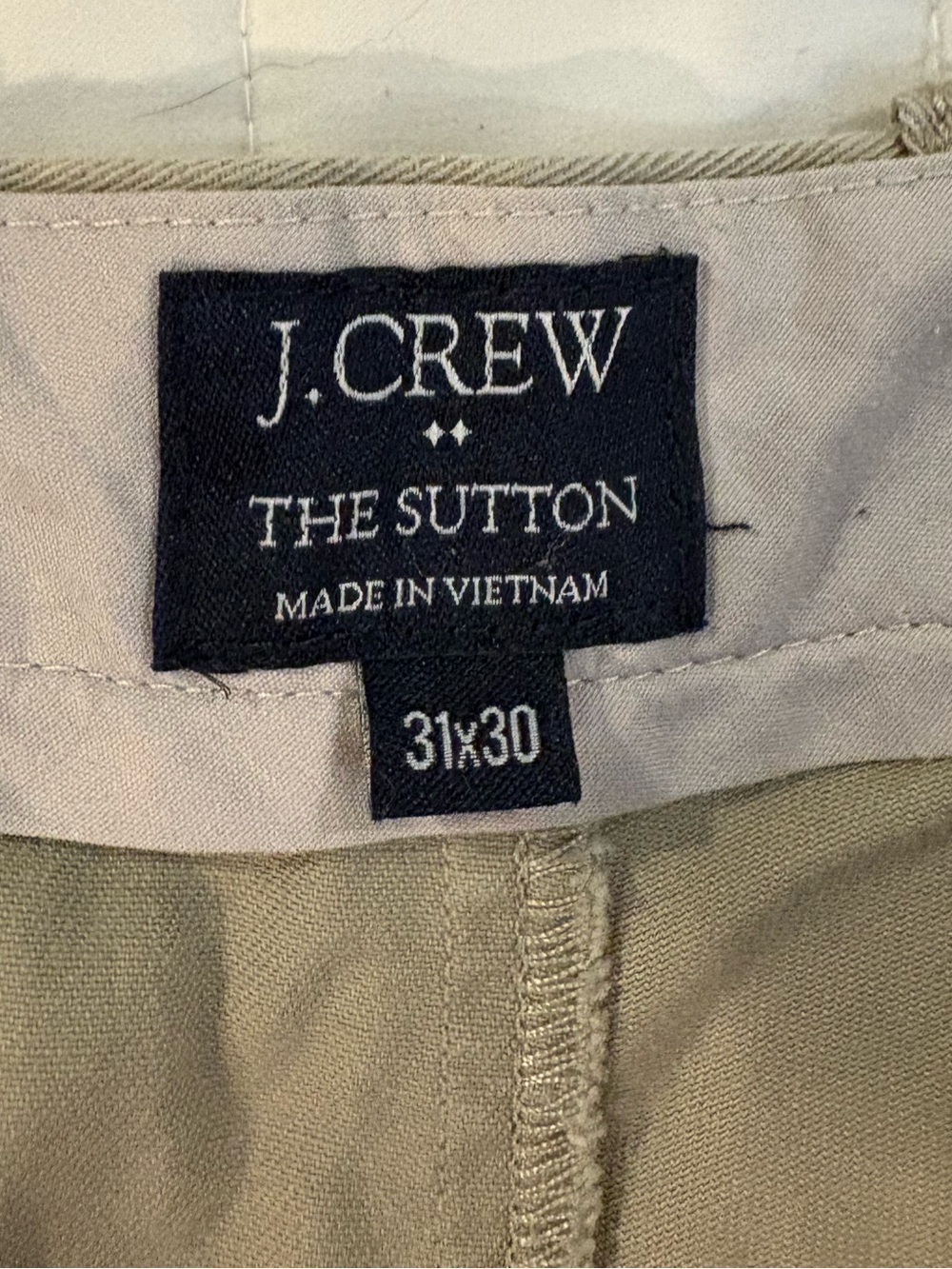 J.Crew The Sutton Pants in Beige